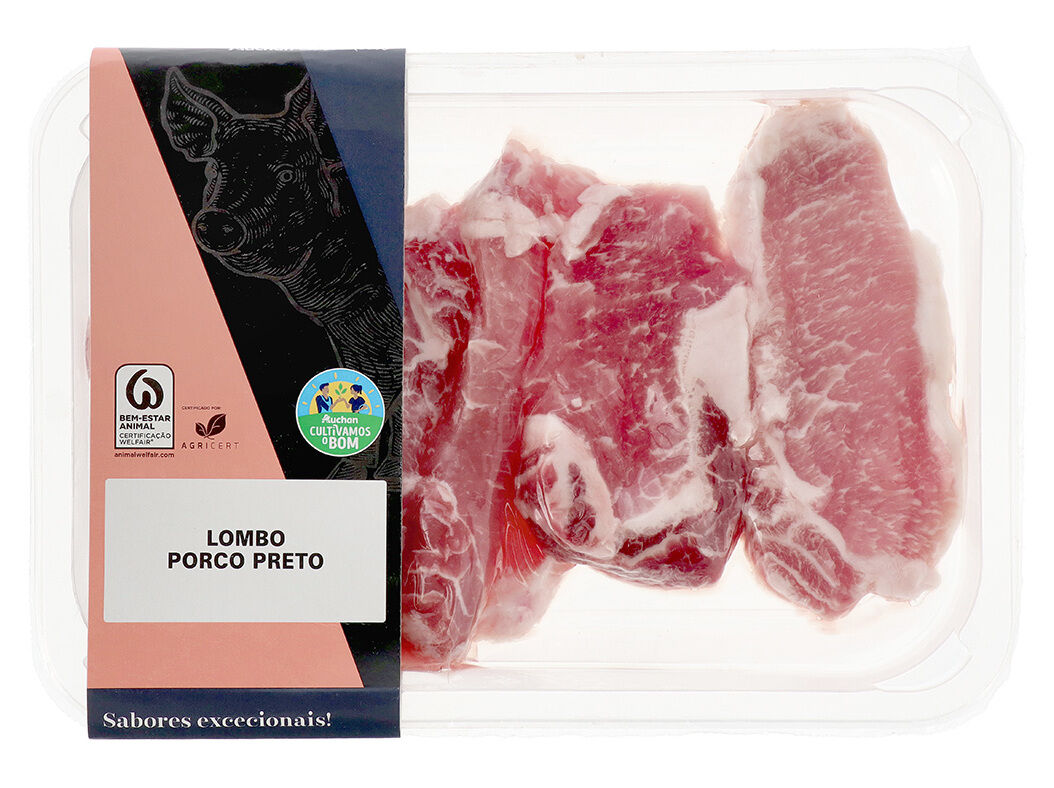 LOMBO PORCO PRETO AUCHAN CULTIVAMOS O BOM 250 GR