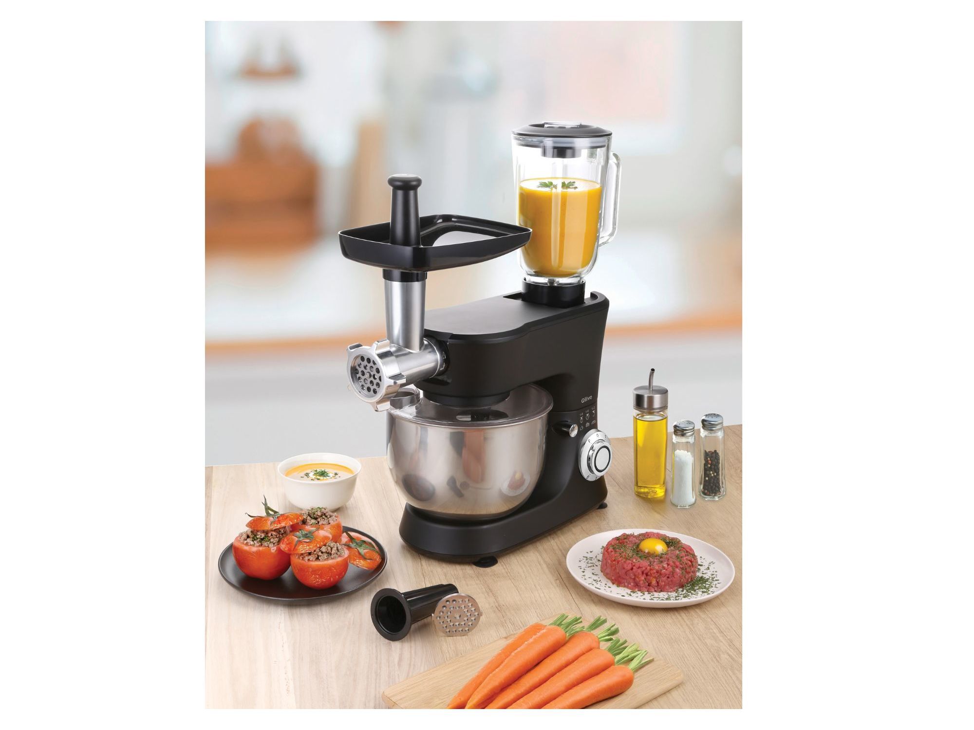 ROBOT DE COZINHA MULTIFUN&Ccedil;&Otilde;ES QILIVE Q.5122 4.8 L image number 1
