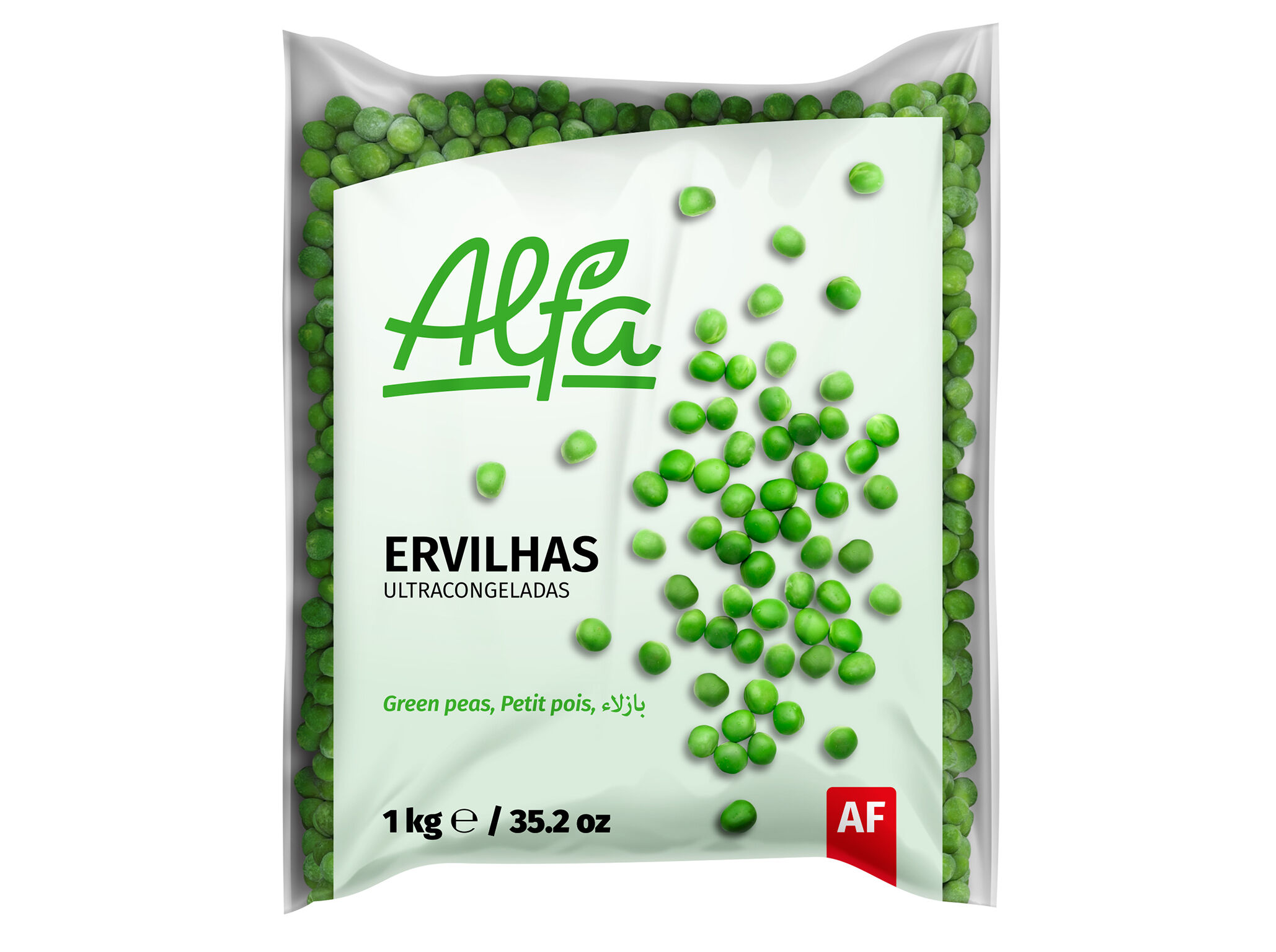 ERVILHAS ALFA ULTRACONGELADAS 1KG