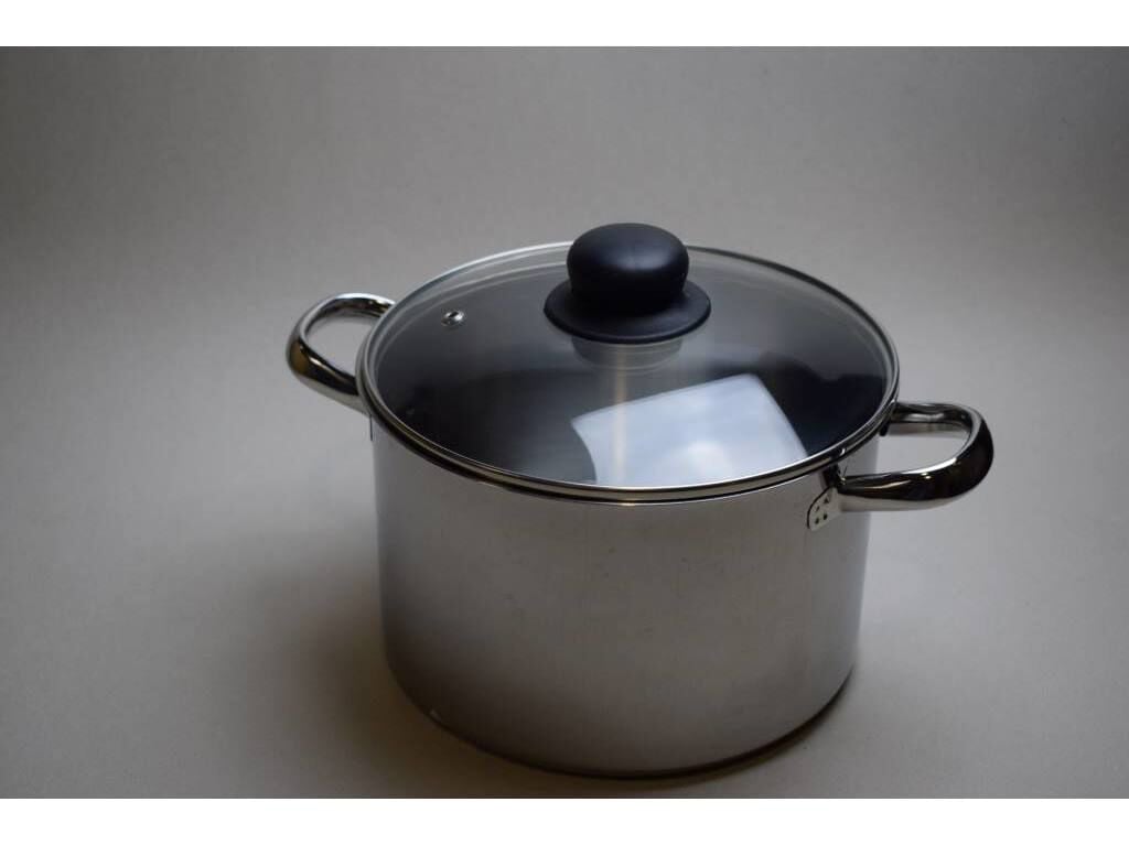 PANELA COM ASA E TAMPA EVEM INOX EM INOX 20CM image number 1