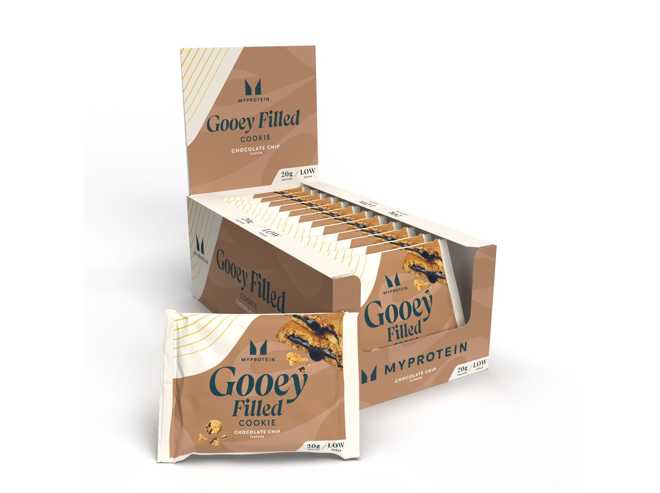 FILLED COOKIE MYPROTEIN CHOCO CHIP 75G image number 1