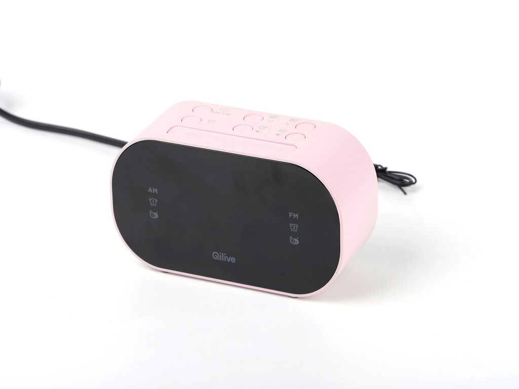 RADIO DESPERTADOR QILIVE ROSA Q.1105
