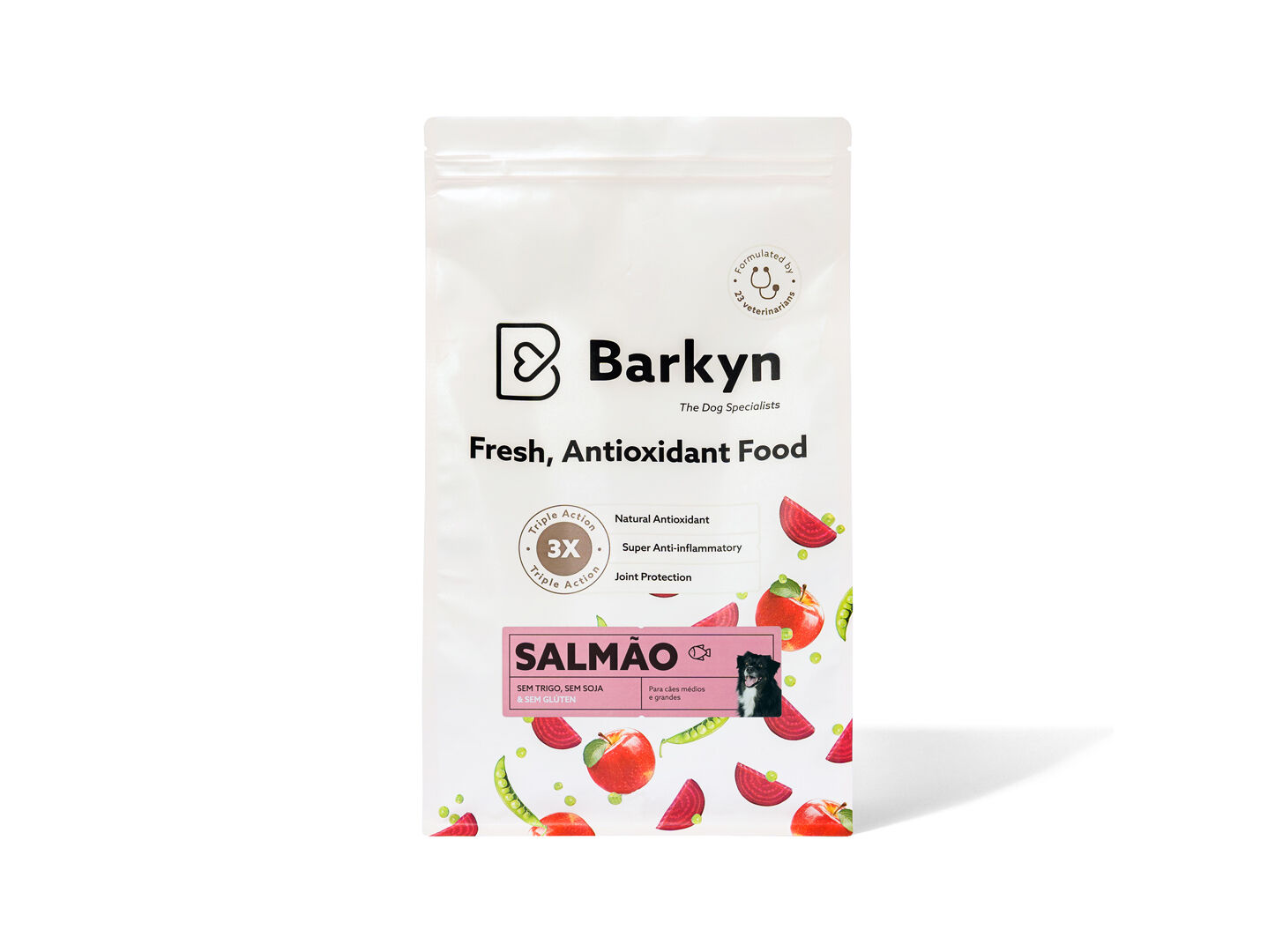 RA&Ccedil;&Atilde;O PARA C&Atilde;O NATURAL BARKYN LOW GRAIN SALM&Atilde;O 3KG