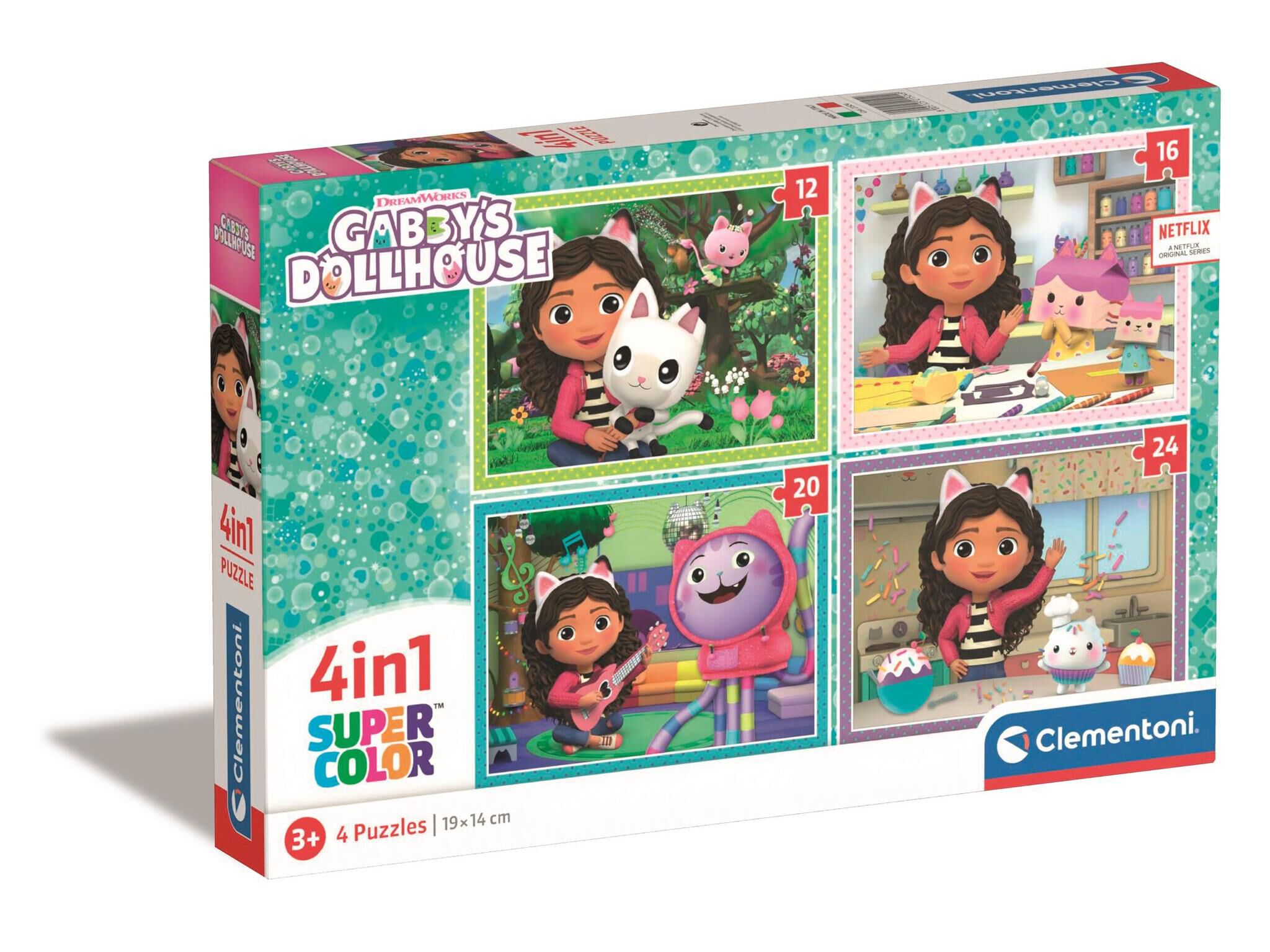 PUZZLE CLEMENTONI GABBY?S DOLLHOUSE 4 EM 1