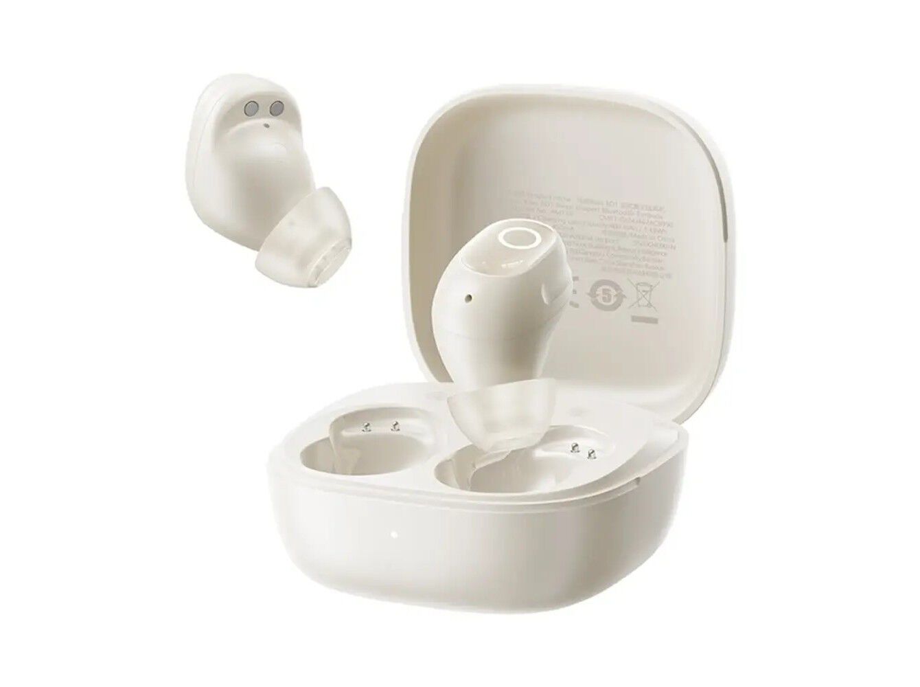 AURICULARES BASEUS BASS BD1 TWS TRUE WIRELESS BRANCOS image number 0