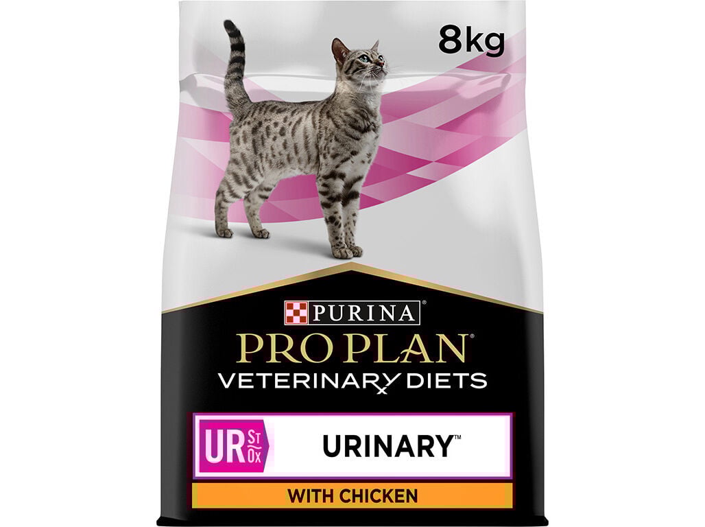 RA&Ccedil;&Atilde;O VETERIN&Aacute;RIA GATO PRO PLAN URINARY FRANGO 8KG image number 0