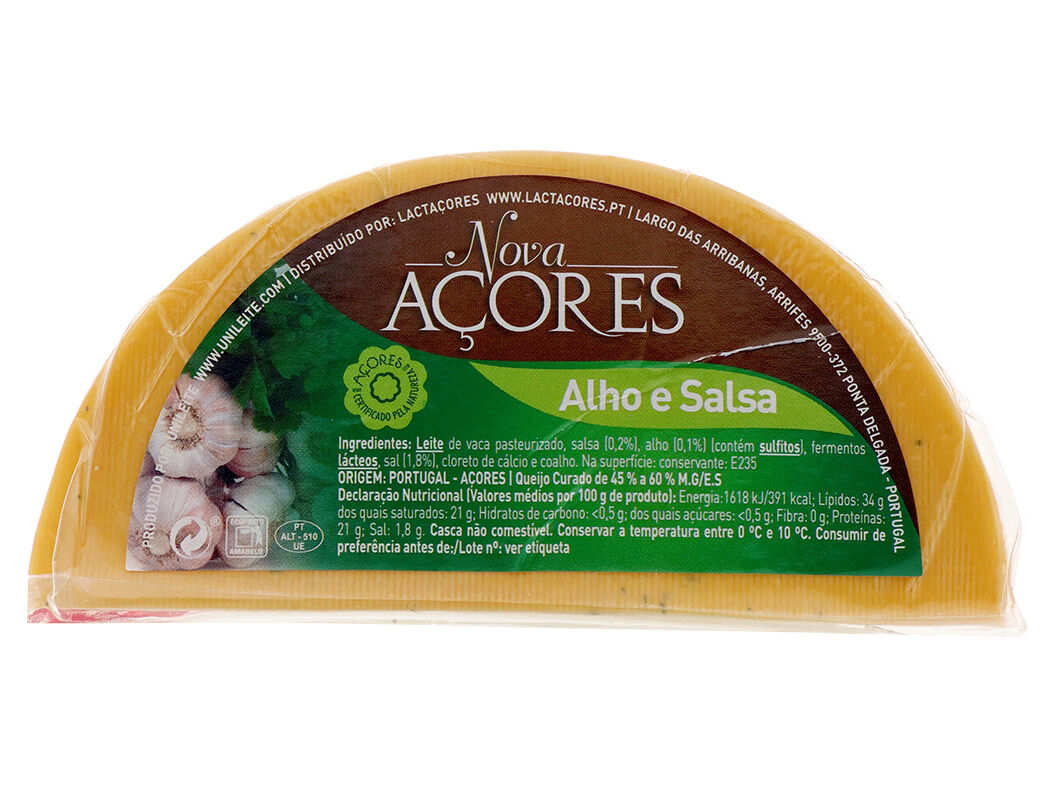QUEIJO NOVA A&Ccedil;ORES PRATO ALHO E SALSA KG image number 0