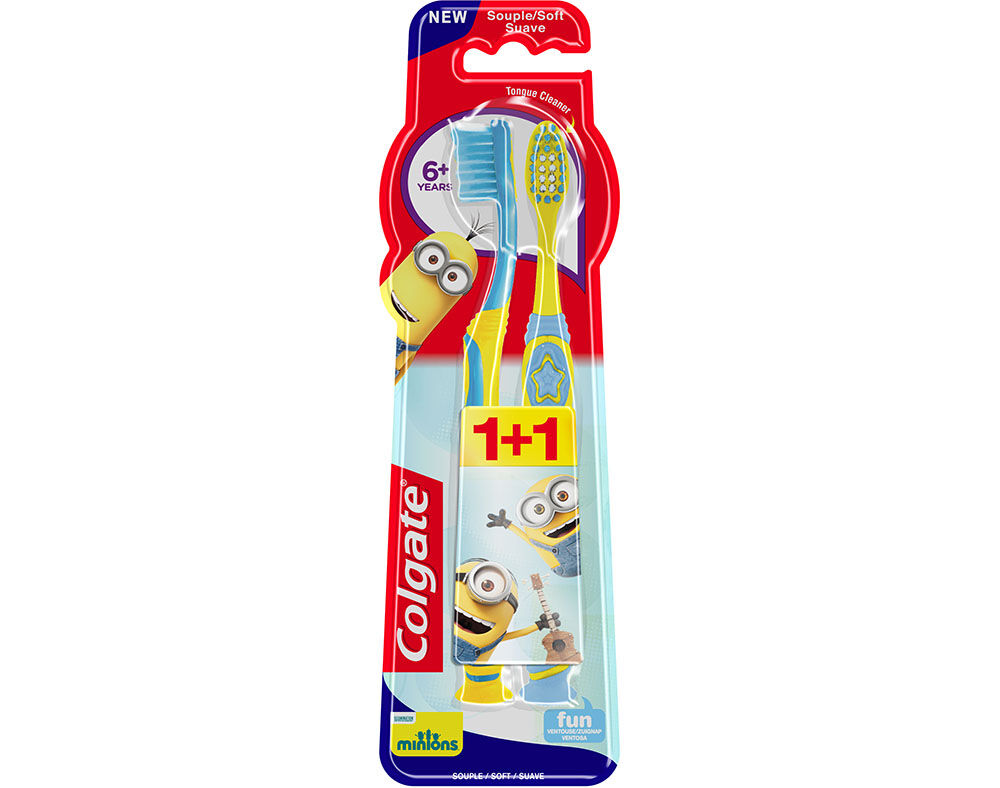 Escova de Dentes Crian&ccedil;a Batman&Wonder Woman +6 anos Colgate 2un image number 0