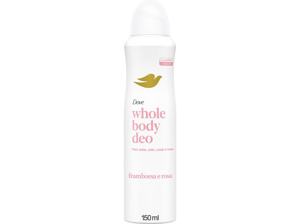 DESODORIZANTE SPRAY DOVE PARA TODO O CORPO RASPBERRY 150ML image number 0