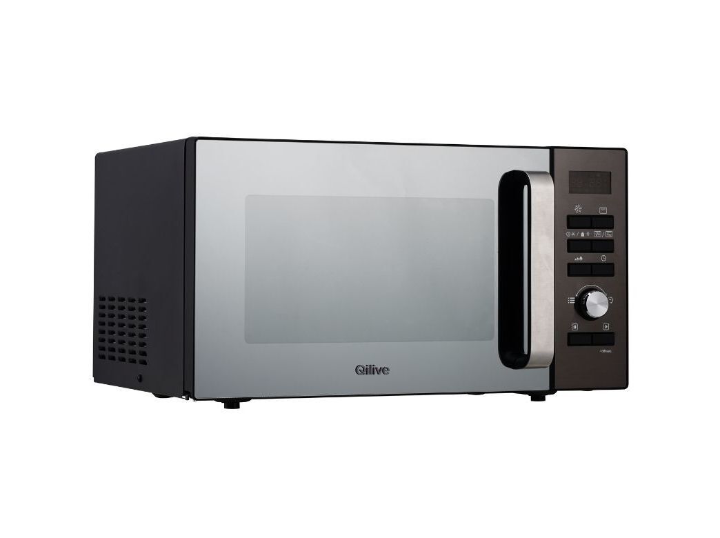 MICRO-ONDAS GRILL QILIVE Q.6429 PRETO CONVEC&Ccedil;&Atilde;O AIR FRY 30L