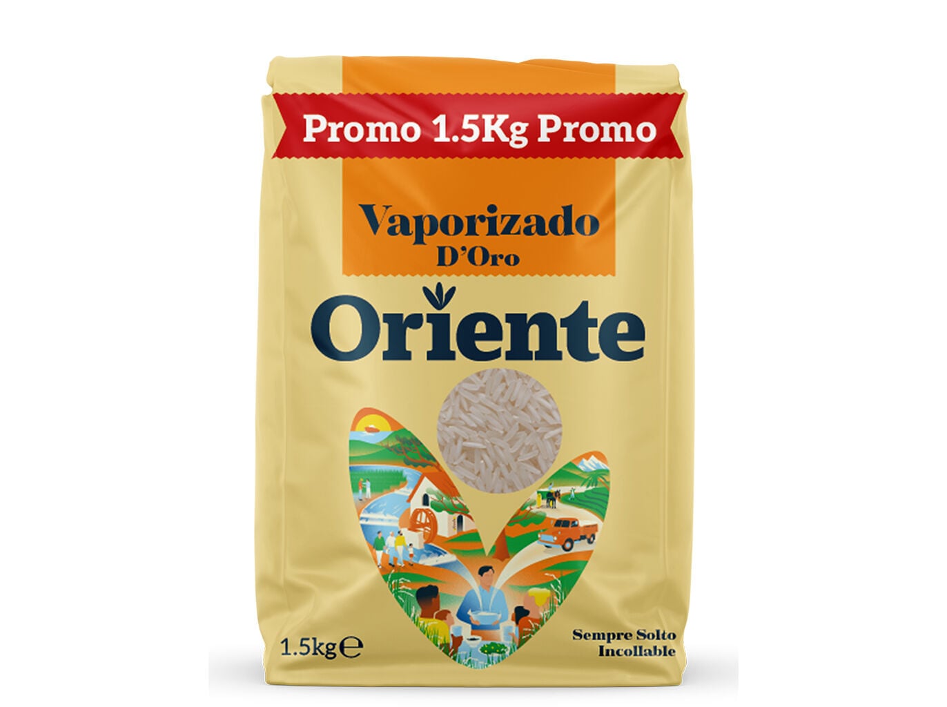 Oriente Arroz Vaporizado, 1.5kg