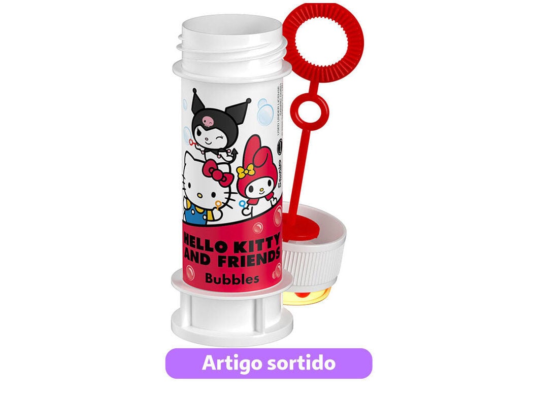 BOLAS SAB&Atilde;O HELLO KITTY 60ML MODELOS SORTIDOS