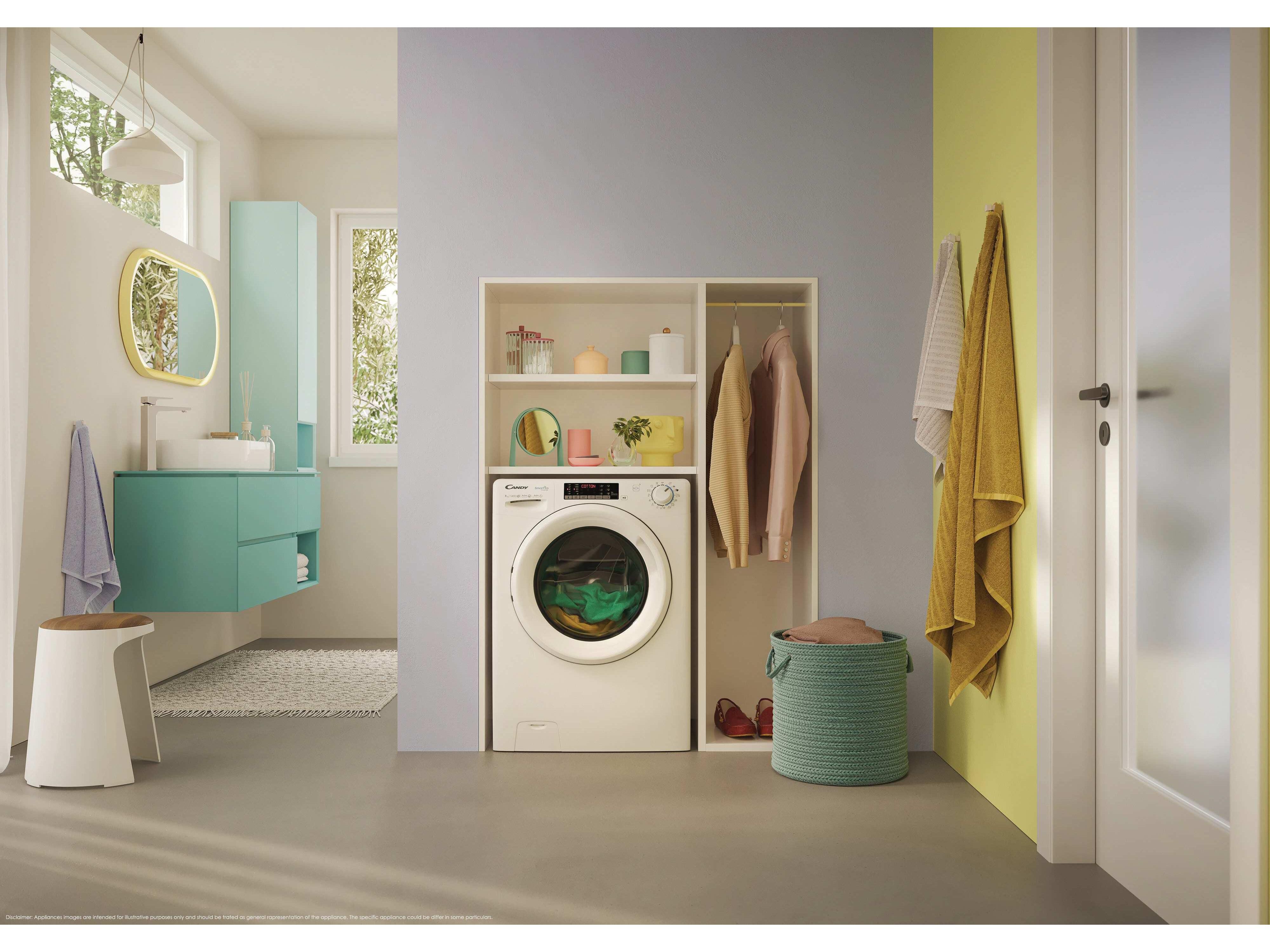 M&Aacute;QUINA DE LAVAR ROUPA CANDY CO 274TM5/1-S - BRANCO A 7KG image number 9