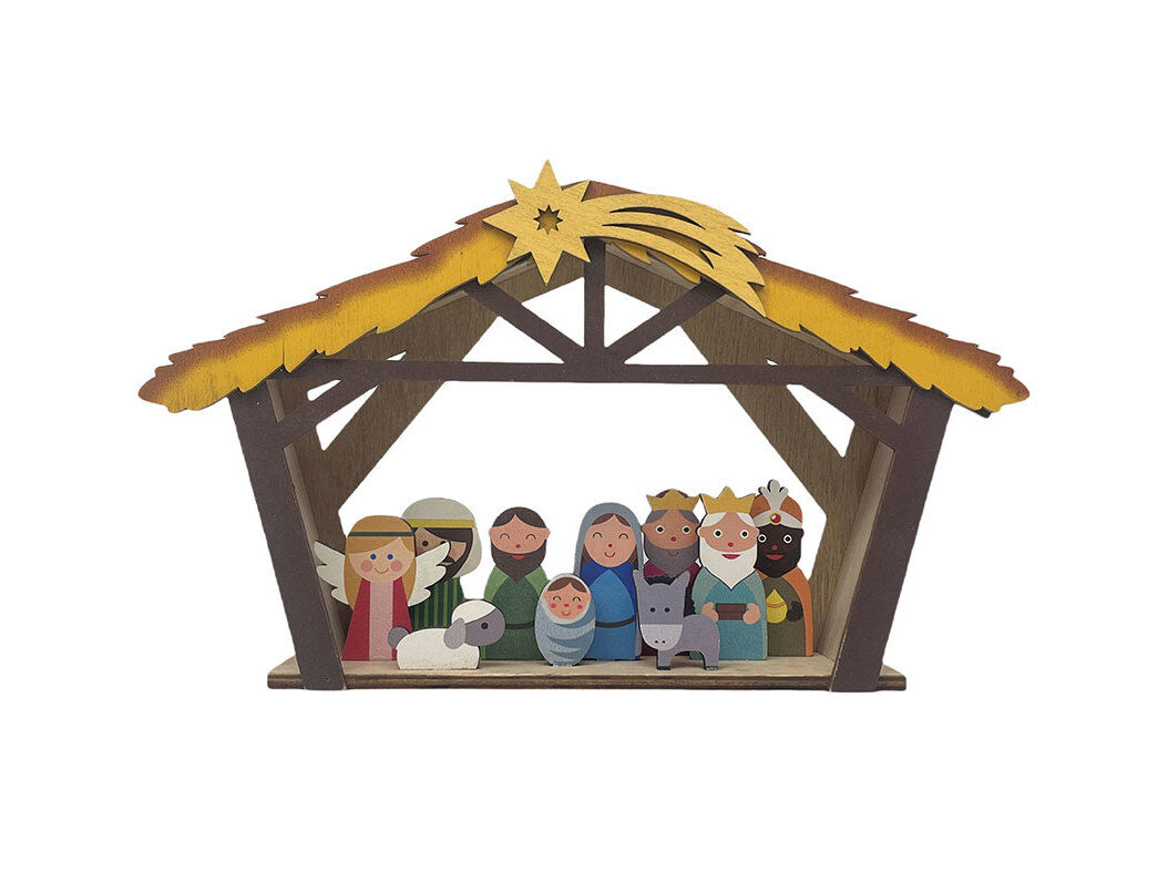 PRES&Eacute;PIO EM MADEIRA ACTUEL 25.3CM