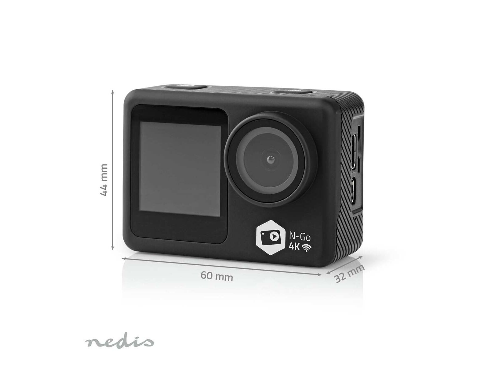 ACTION CAM NEDIS ACAM51BK 4K image number 4