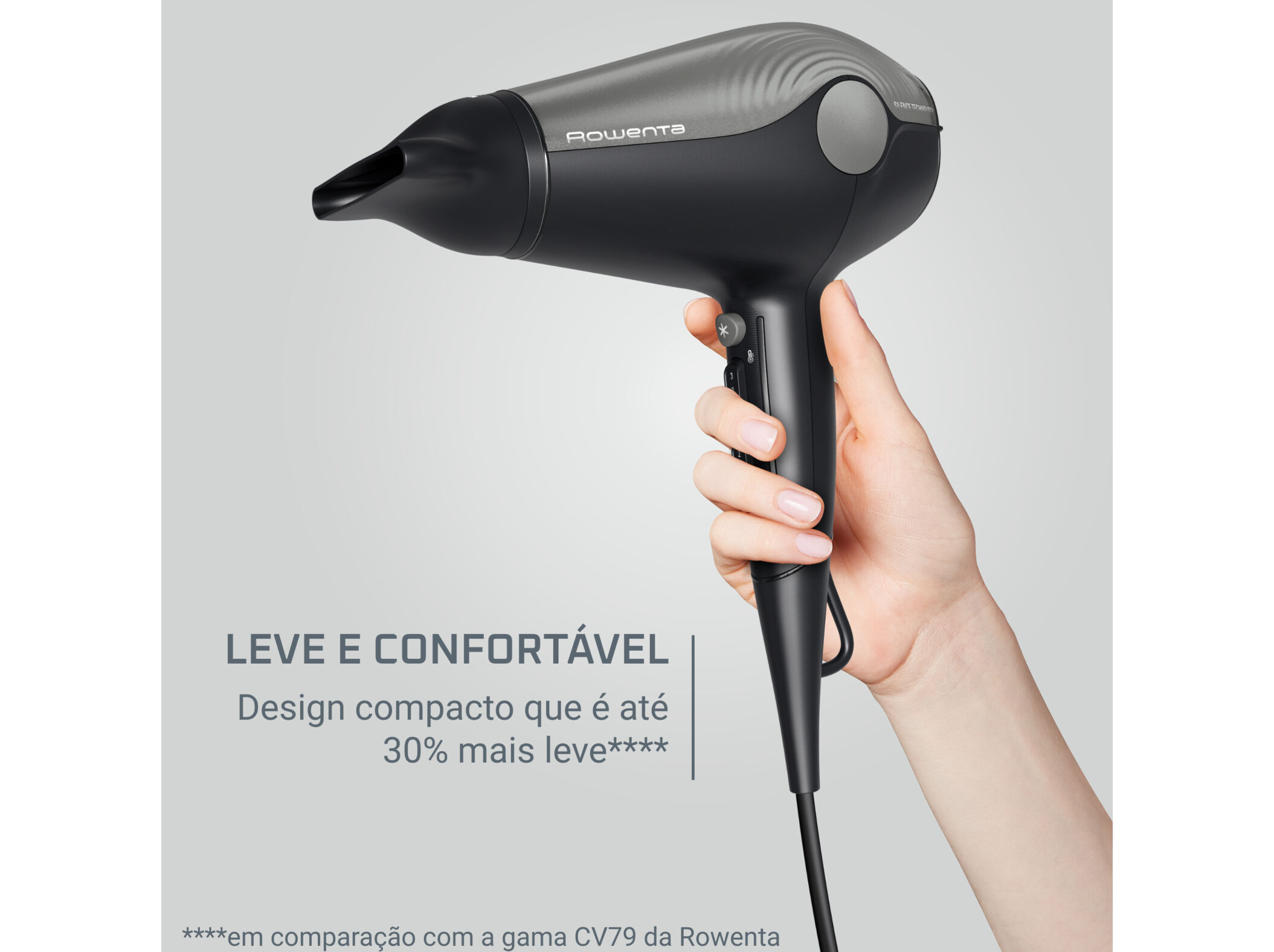 SECADOR DE CABELO CV6430F0 E MODELADOR CABELO CF322LFO ROWENTA image number 2