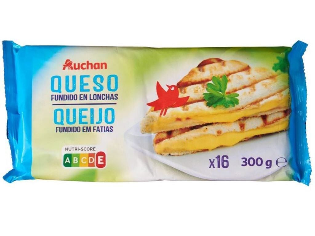 QUEIJO FUNDIDO AUCHAN FATIAS 300G image number 0