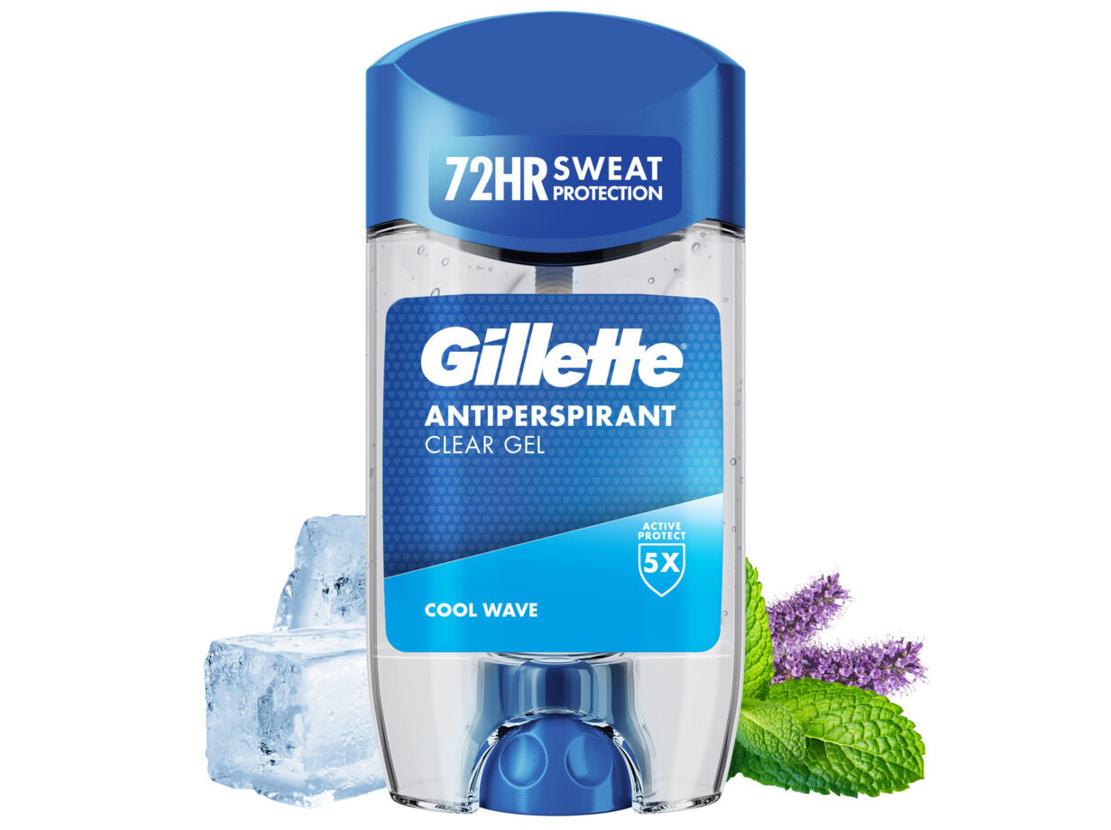 DEOS HOMEM STICK GILLETTE CLEAR GEL COOL WAVE 70ML image number 0