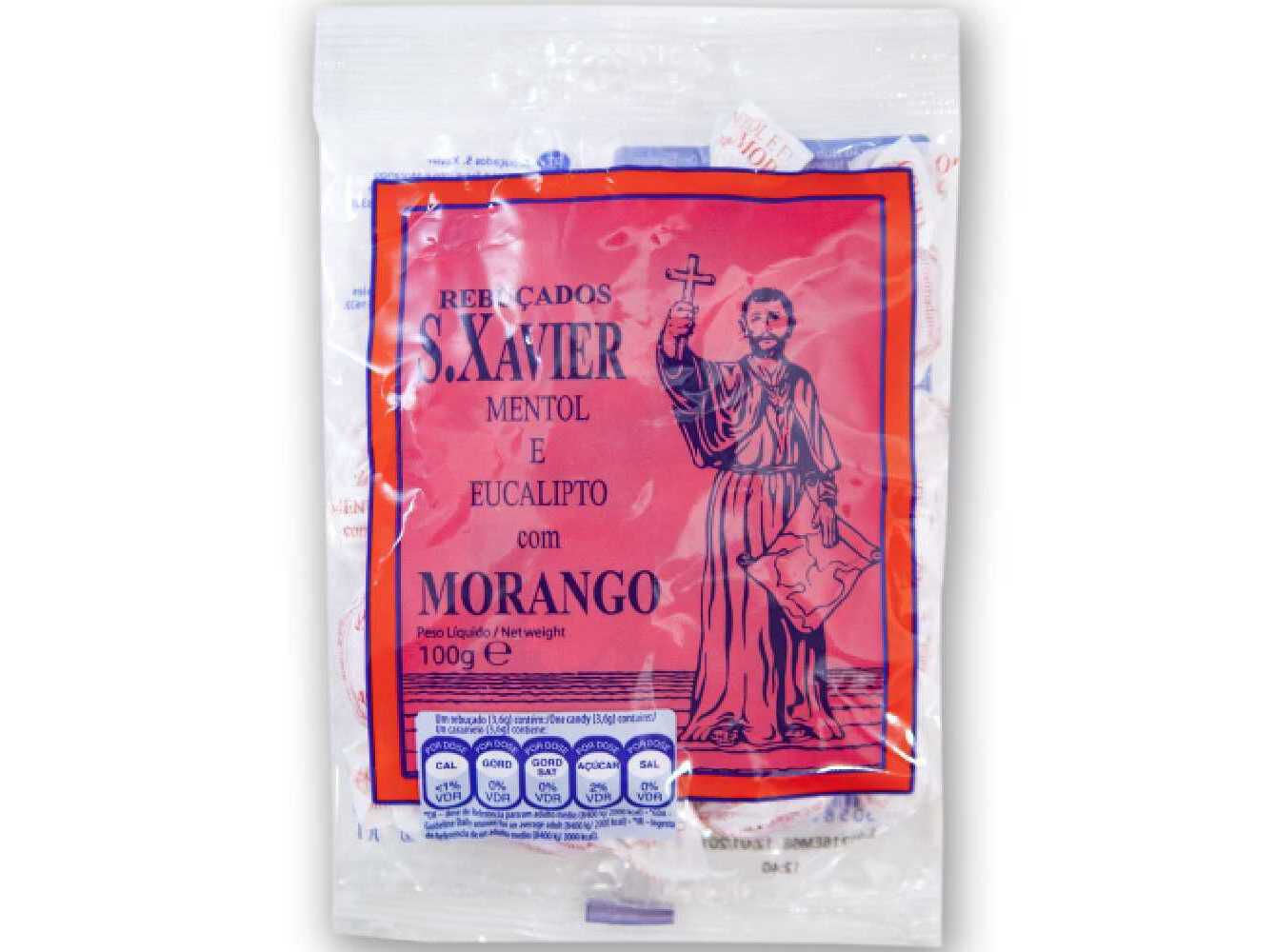 REBU&Ccedil;ADOS S.XAVIER MENTOL EUCALIPTO MORANGO 100G image number 0