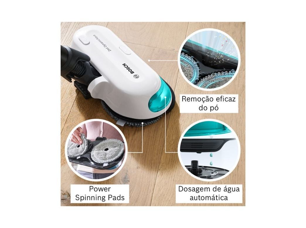 ASPIRADOR VERTICAL BOSCH BCS71HYG4 UNLIMITED 7 PROHYGIENIC AQUA image number 2