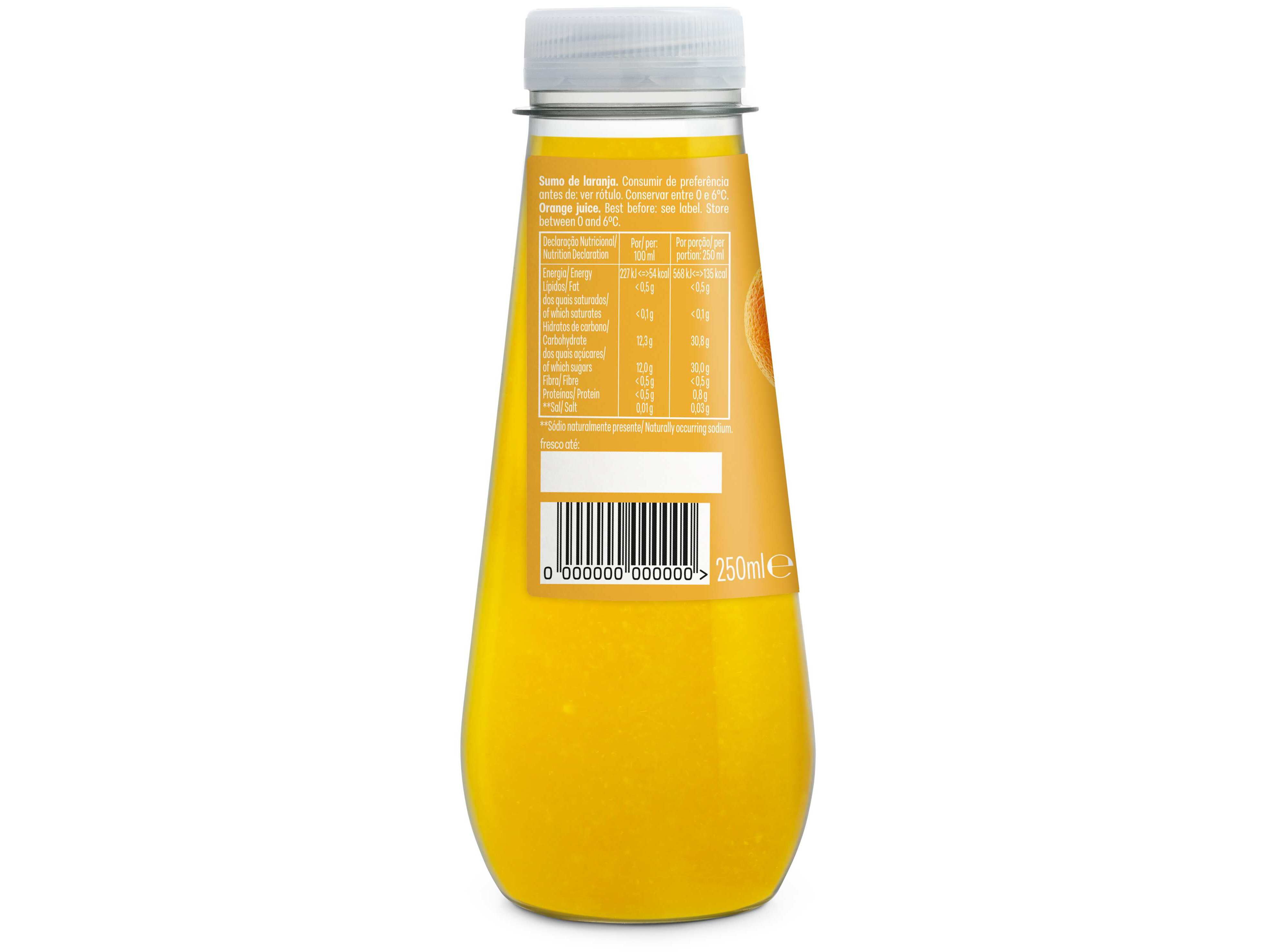 SUMO COMPAL LARANJA DO ALGARVE 250ML image number 1