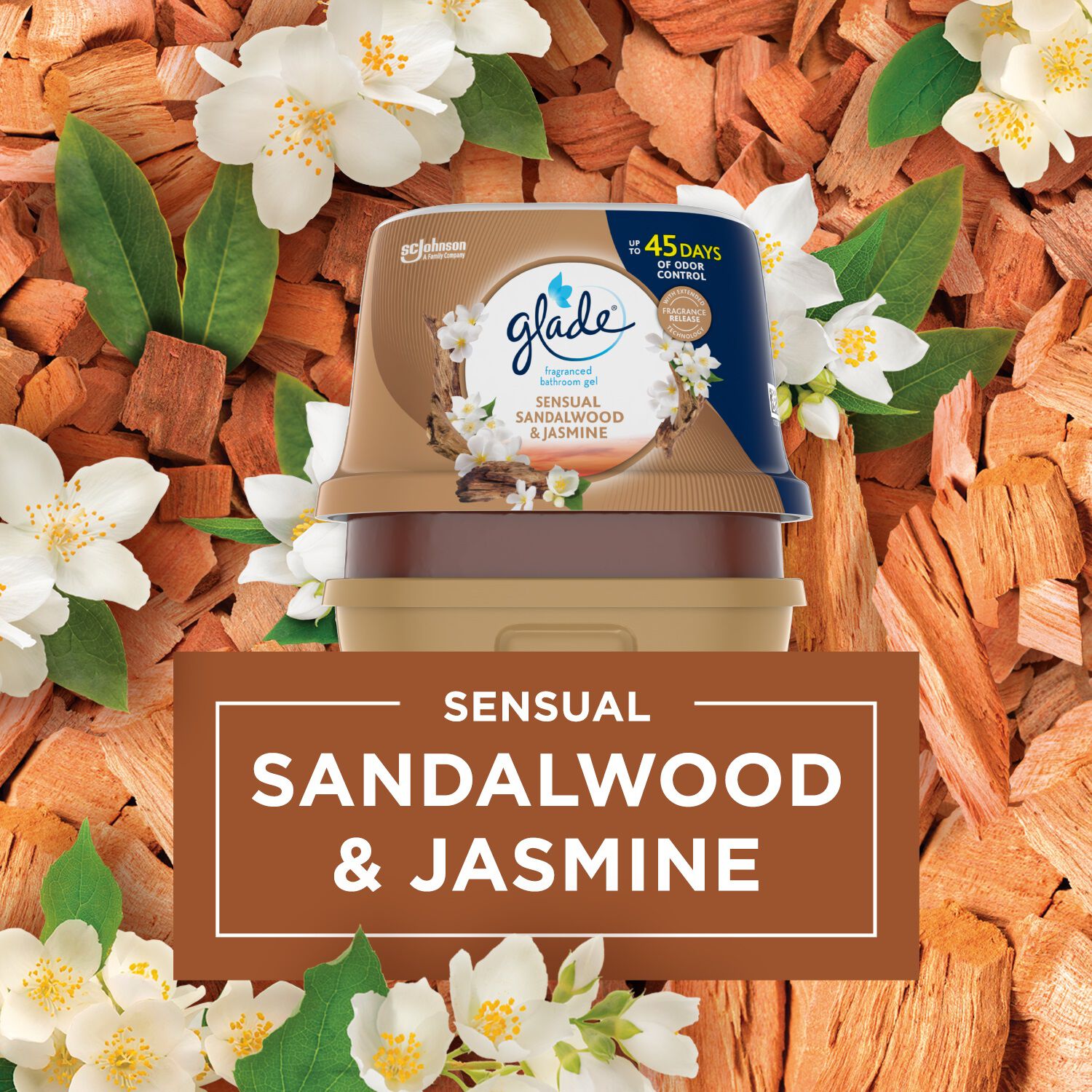 AMBIENTADOR GLADE GEL SANDALWOOD 180G image number 3