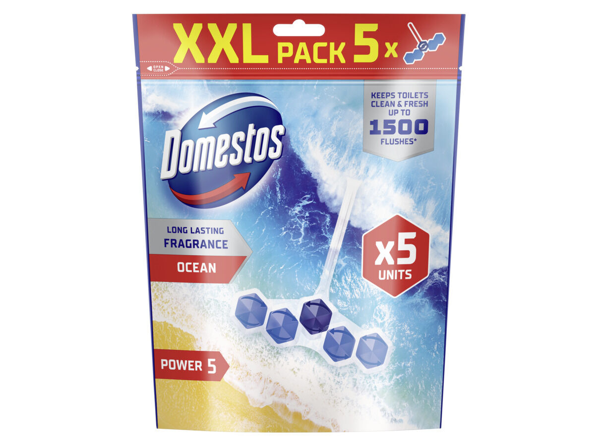 BLOCO SANIT&Aacute;RIO DOMESTOS POWER 5 OCEAN 5UN image number 0