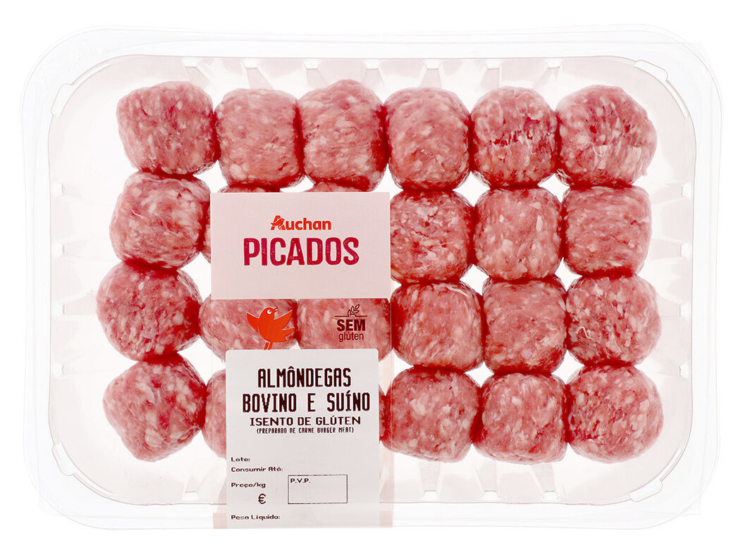 ALM&Ocirc;NDEGAS DE BOVINO / SUINO ISENTO DE GLUTEN AUCHAN 800GR