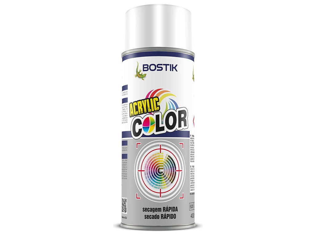 SPRAY ACRYLIC BOSTIK BRANCO BRILHANTE 400ML image number 1