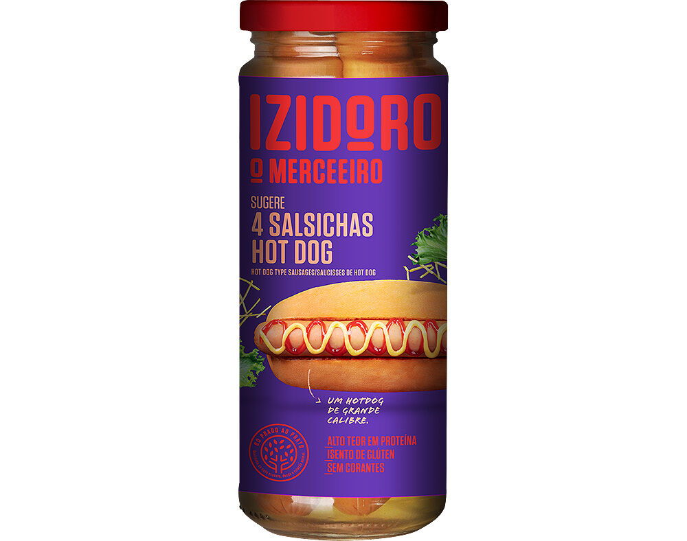 SALSICHAS HOTDOG IZIDORO 4UN 430(235)G image number 0