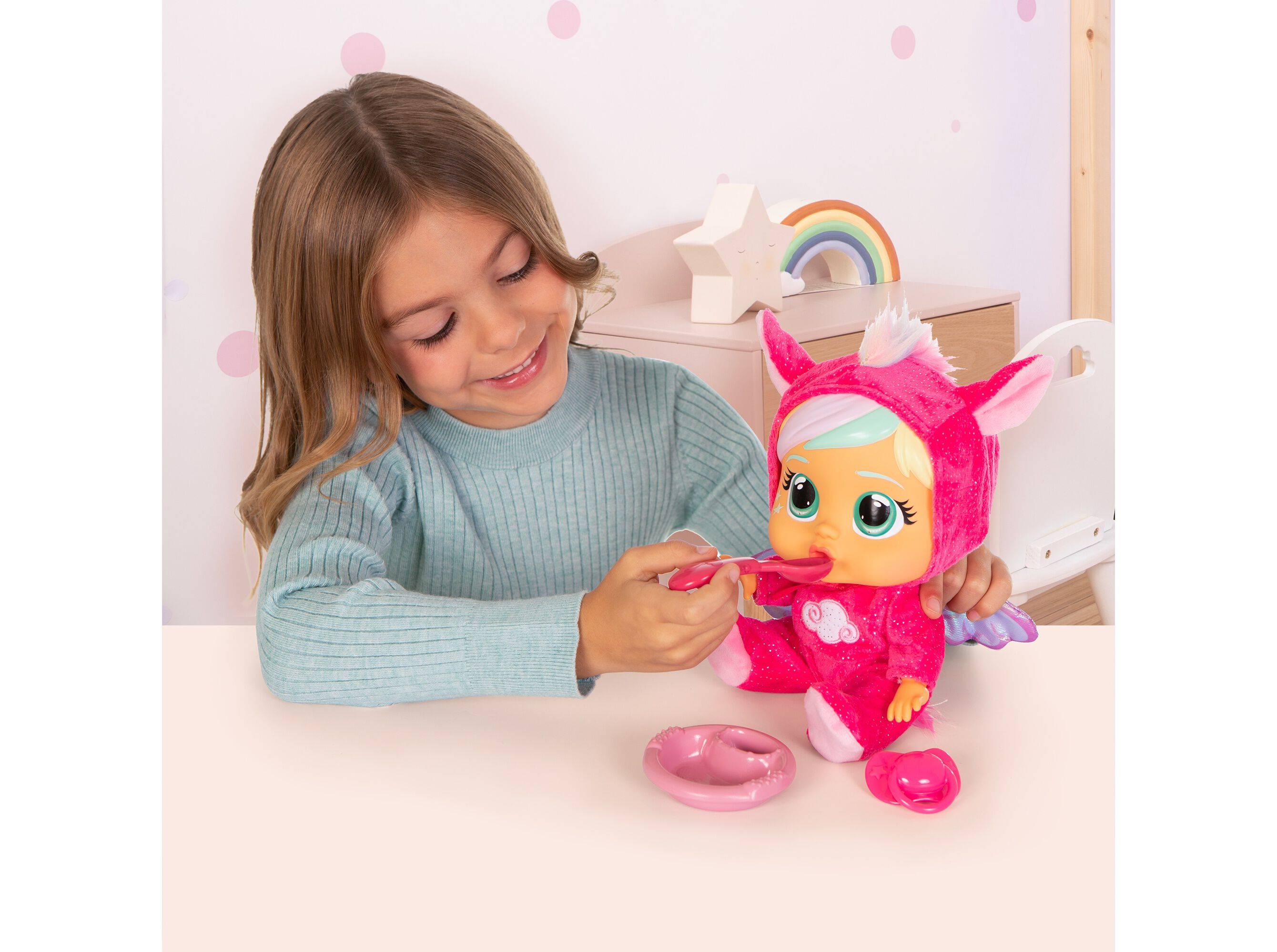 BEBE CHOR&Atilde;O CRY BABIES LOVING CARE FANTASY MODELOS SORTIDOS image number 4