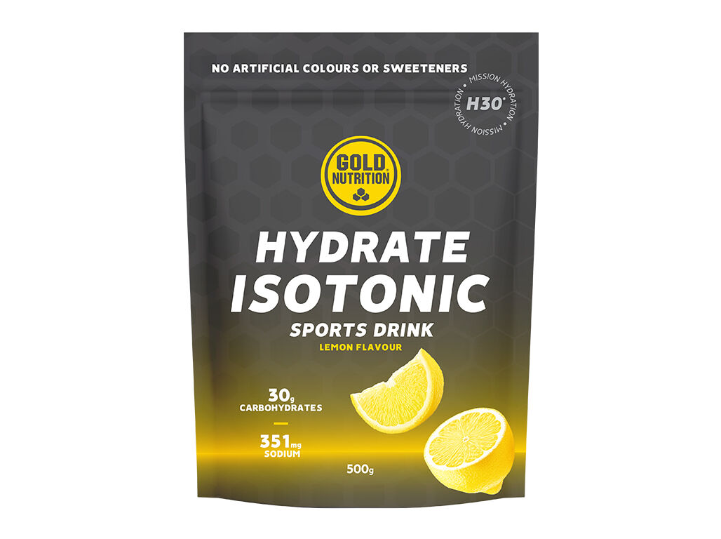 ISOTONIC GOLDNUTRITION HYDRATE H30 LIM&Atilde;O 500G
