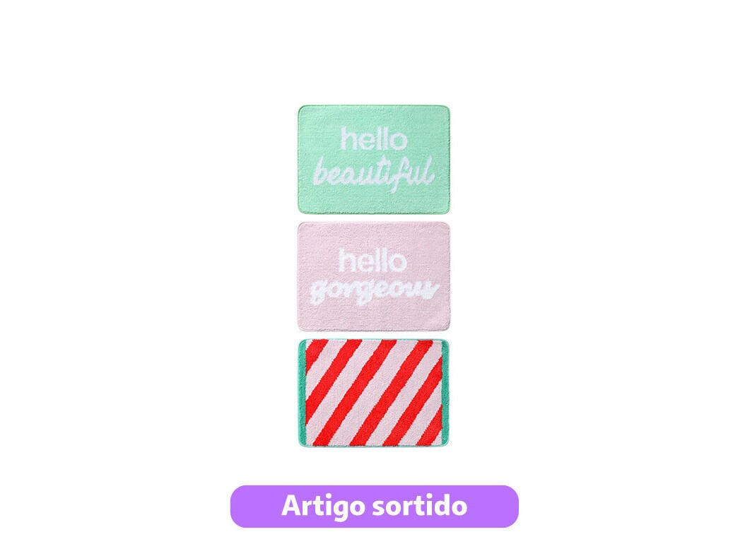 TAPETE CASA BANHO ACTUEL ESTAMPADO 50X70 HSH26