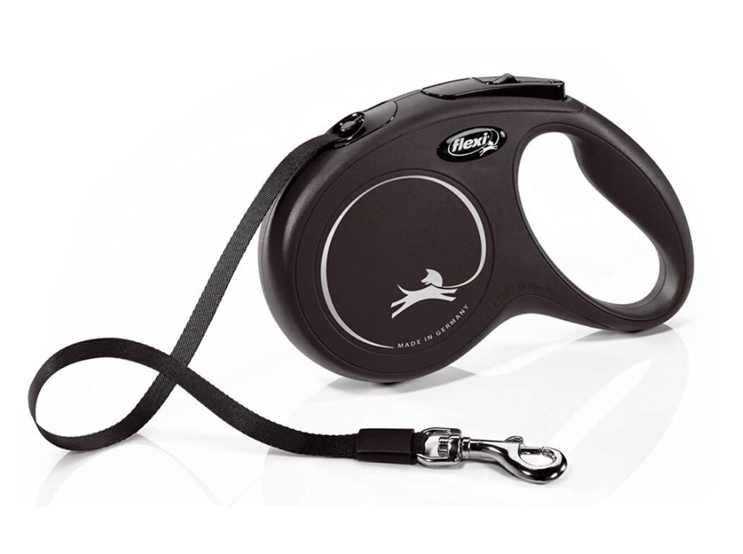 TRELA NEW CLASSIC FITA FLEXI PRETA XS 12KG