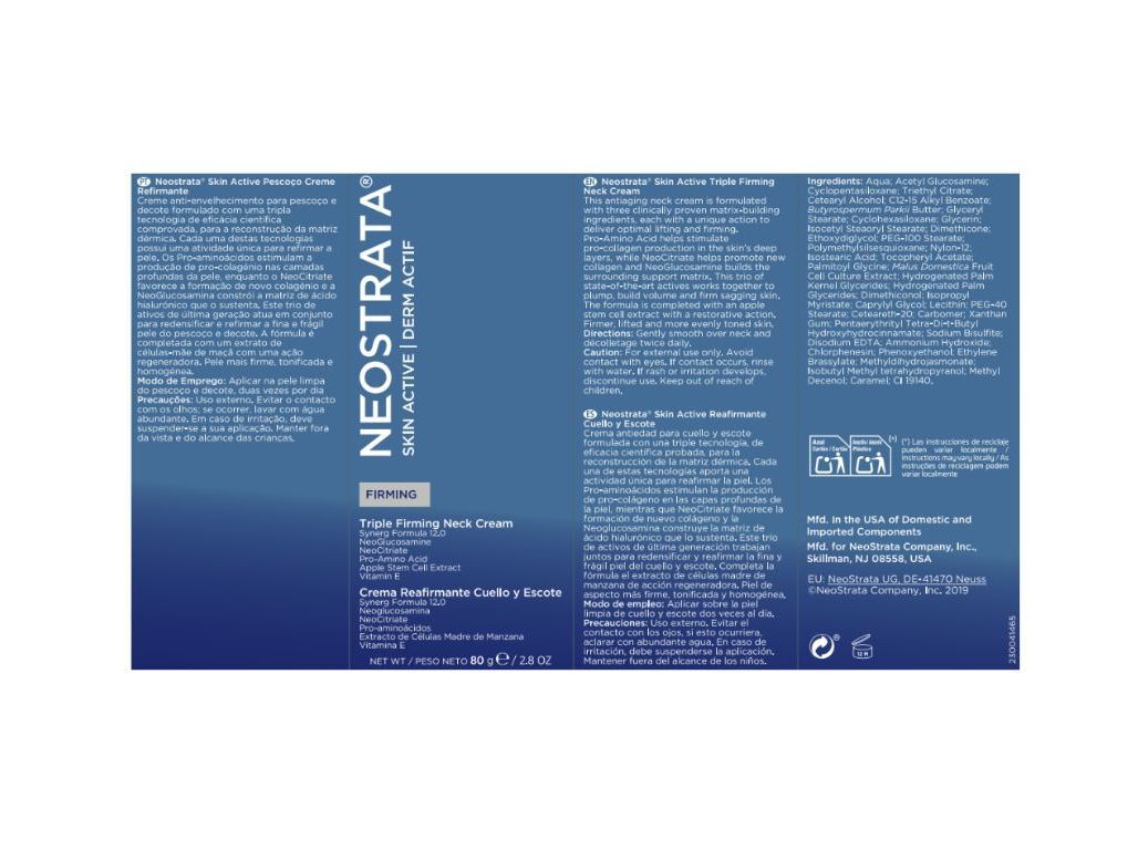 CREME NEOSTRATA SKIN ACTIVE TRIPLO 80GRS image number 1