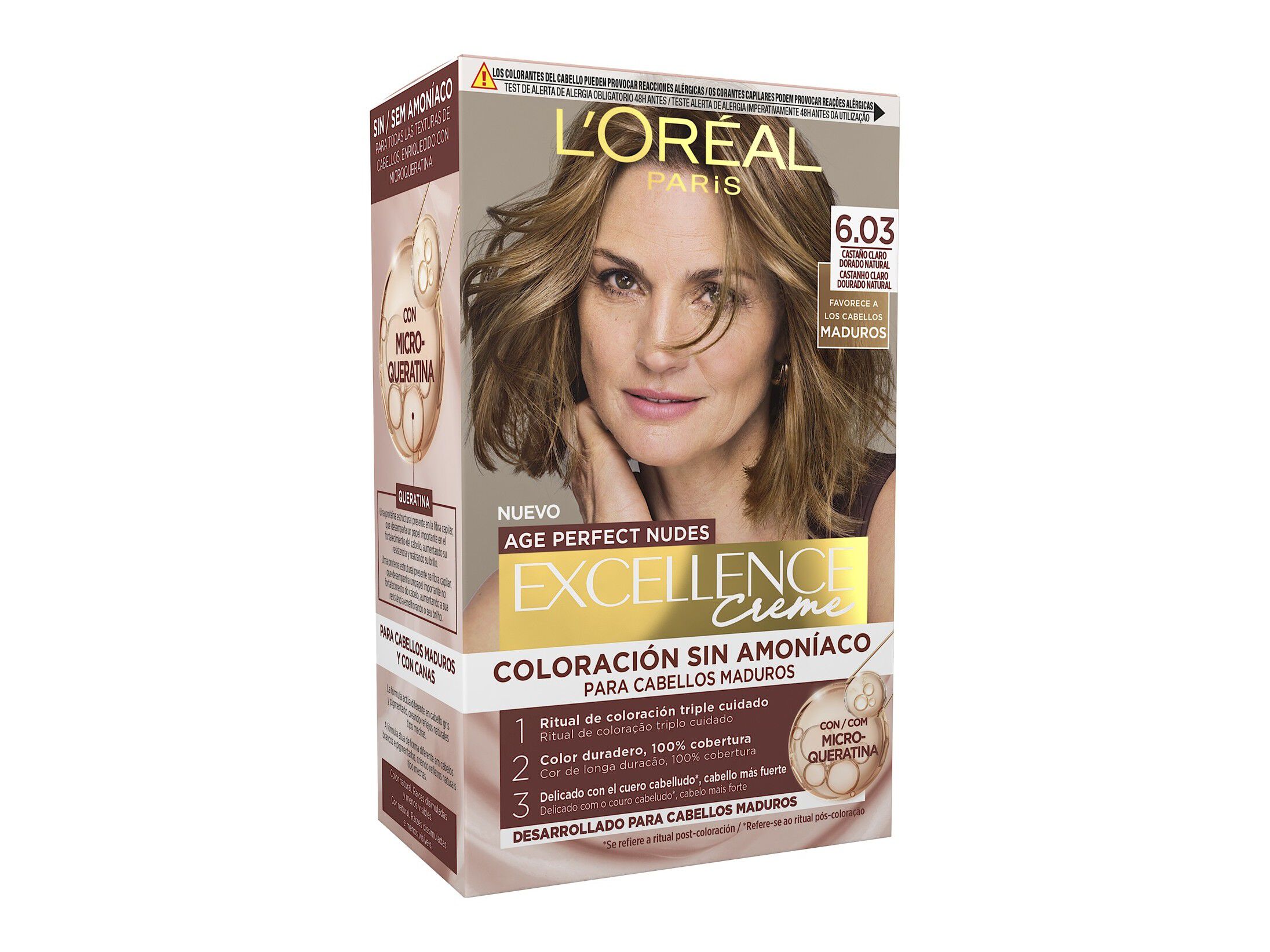 COLORA&Ccedil;&Atilde;O EXCELLENCE NUDES 6.03 ASH BROWN image number 0