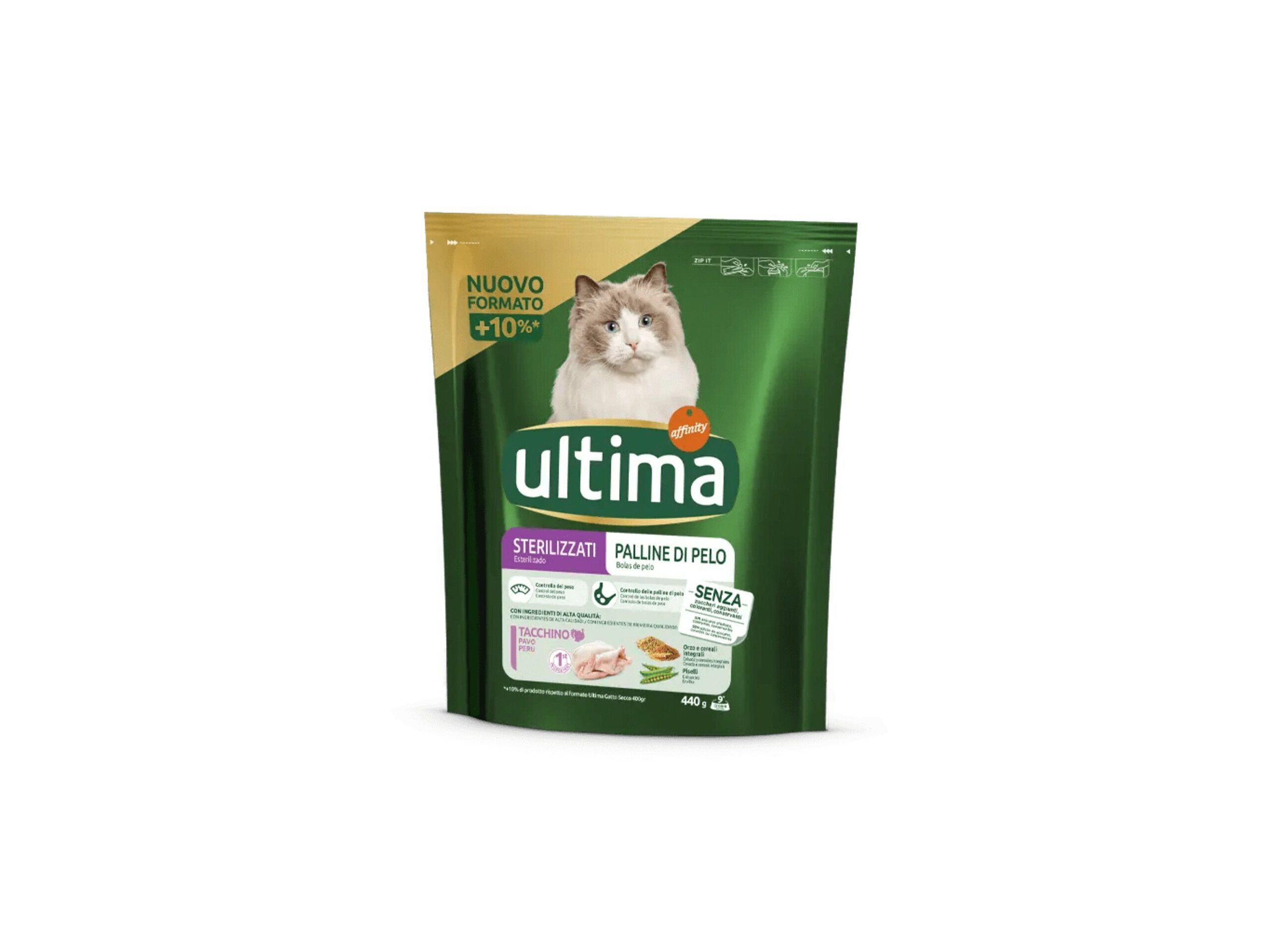 RA&Ccedil;&Atilde;O GATO ESTERILIZADO ULTIMA BOLAS PELO 440G image number 0