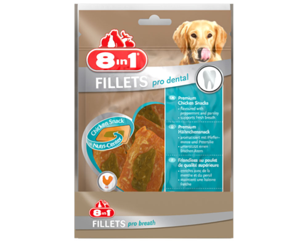 SNACKS PARA C&Atilde;O 8IN1 FILLETS PARA H&Aacute;LITO 80G image number 0