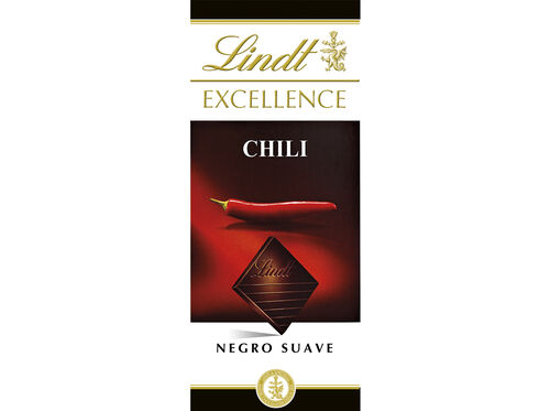 TABLETE LINDT CHOCOLATE EXCELENCE CHILLI 100G image number 0