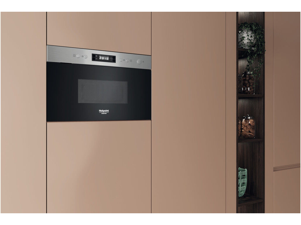 MICRO ONDAS ENCASTRE HOTPOINT HAM K12C X COM GRILL 22L image number 3