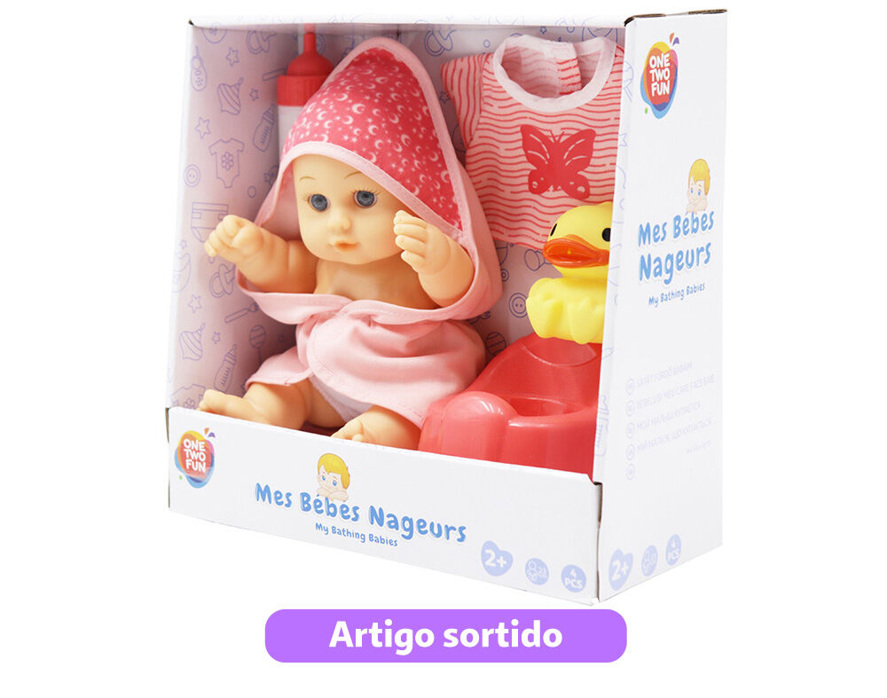 BONECO BEB&Eacute; ONE TWO FUN 23CM MODELOS SORTIDOS image number 3