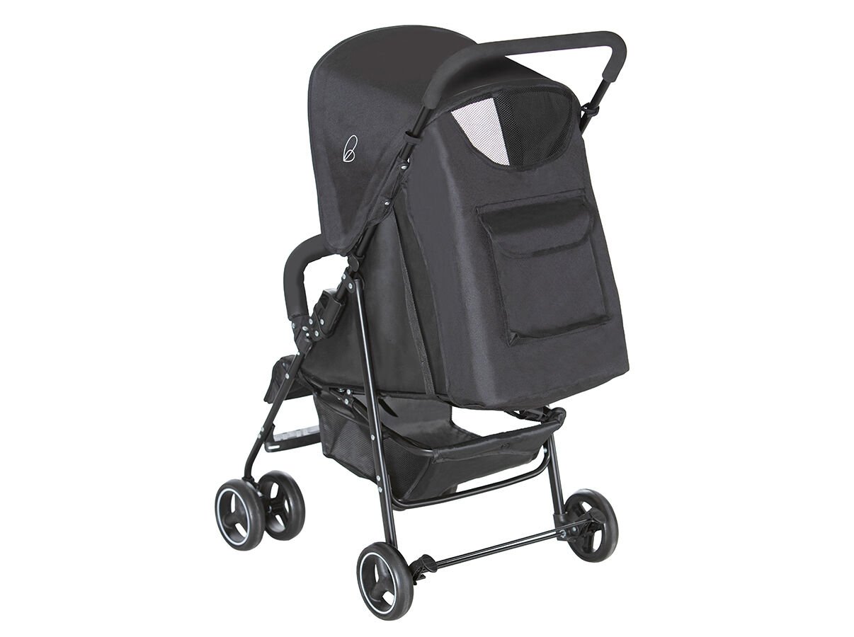 CARRINHO DE BEB&Eacute; ASALVO MULTIPOSI&Ccedil;&Otilde;ES PRETO 79X99X47.5CM image number 1