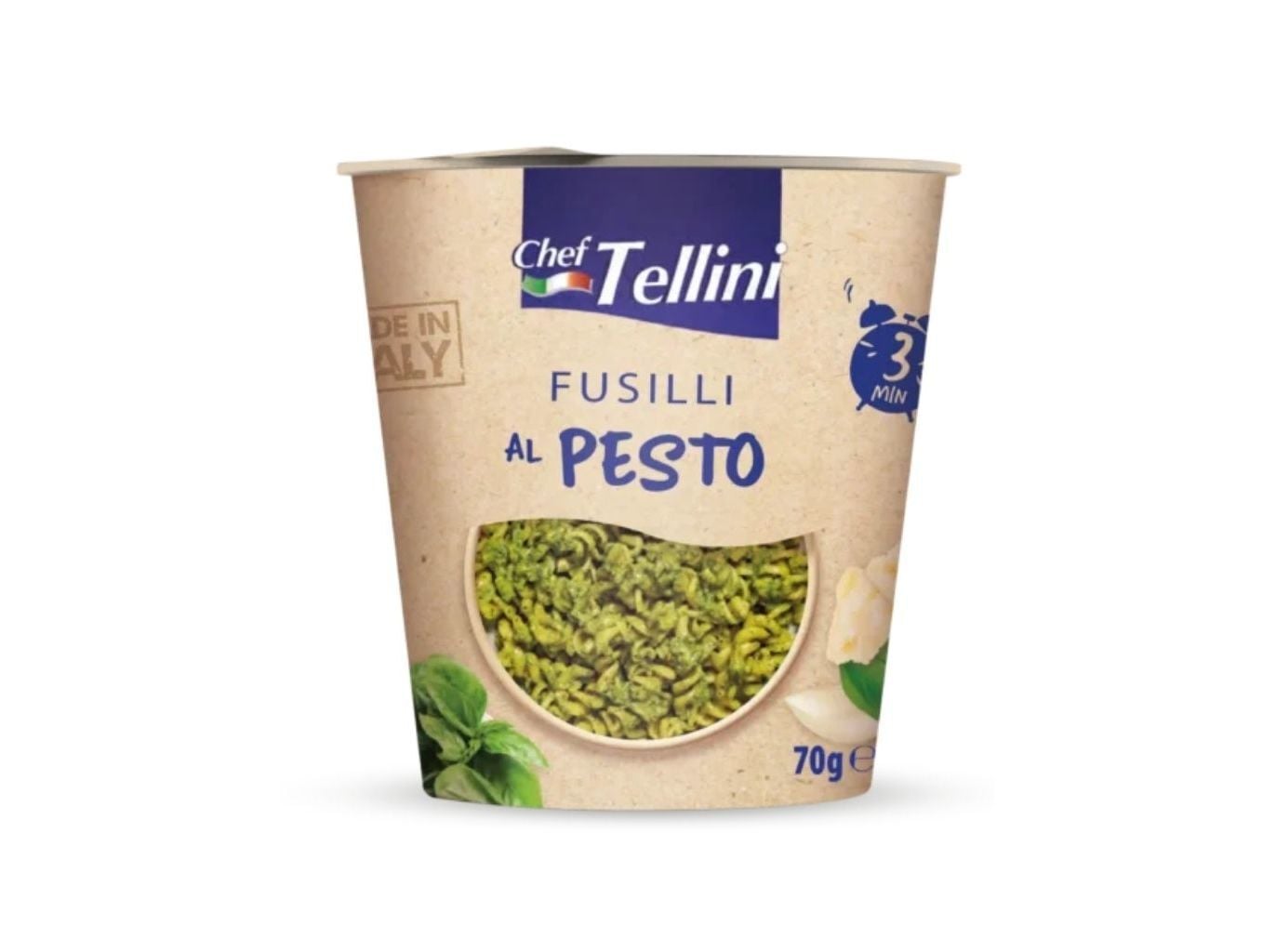 REFEI&Ccedil;&Atilde;O CHEF TELLINI FUSILLI COM PESTO 70G image number 0