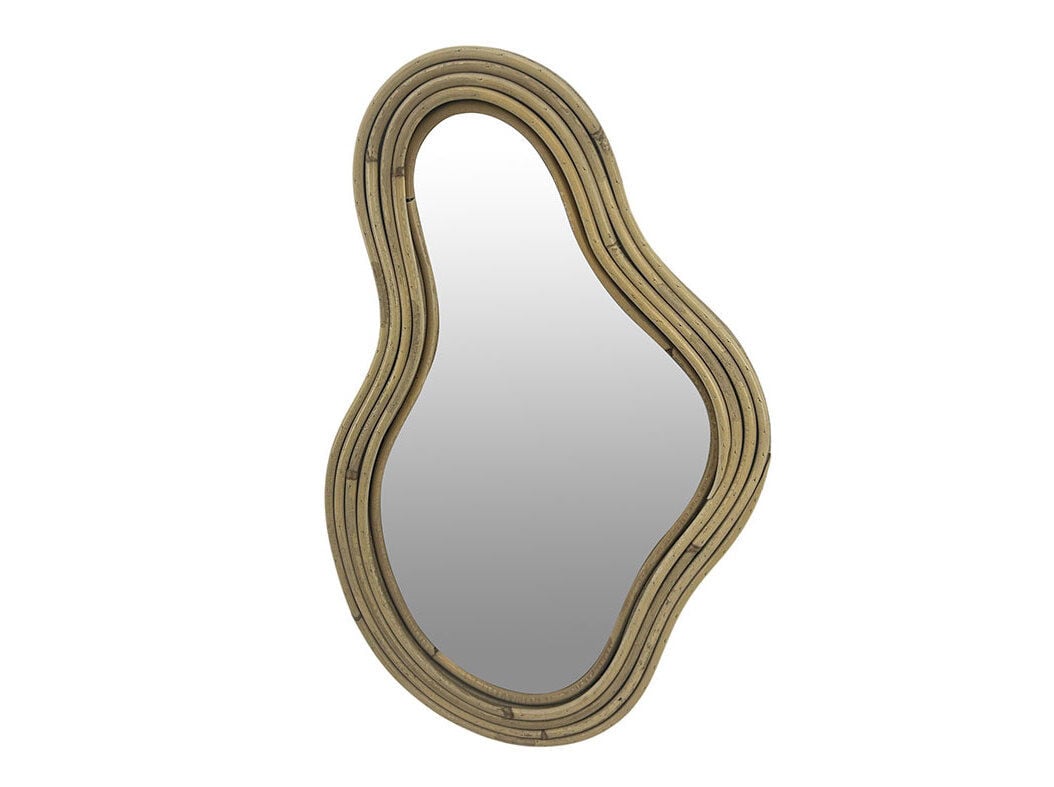 ESPELHO DECORATIVO ACTUEL RATTAN 40X25X2CM