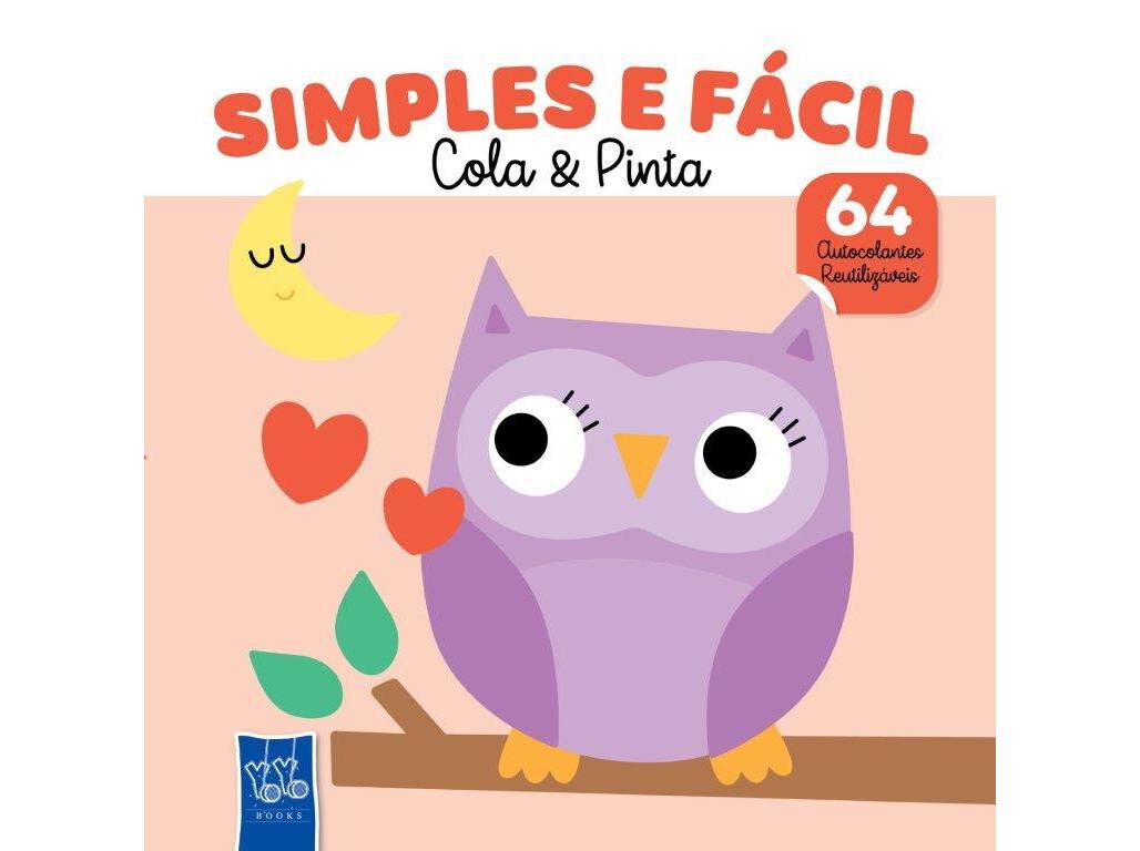 LIVRO SIMPLES E F&Aacute;CIL - COLA & PINTA - CORUJA image number 0