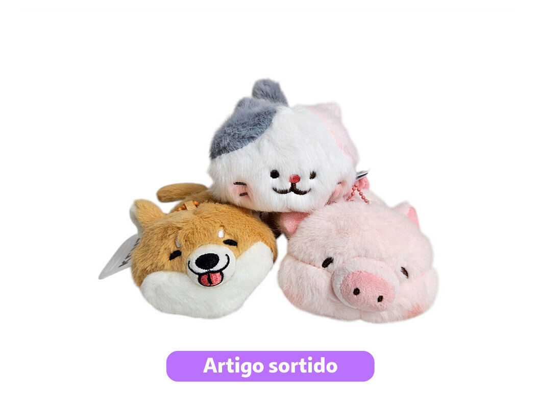 PORTA CHAVES MIMA FLUFFY ANIMAL MODELOS SORTIDOS image number 0