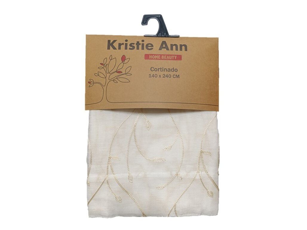 CORTINADO ICELAND BEGE 140X240CM