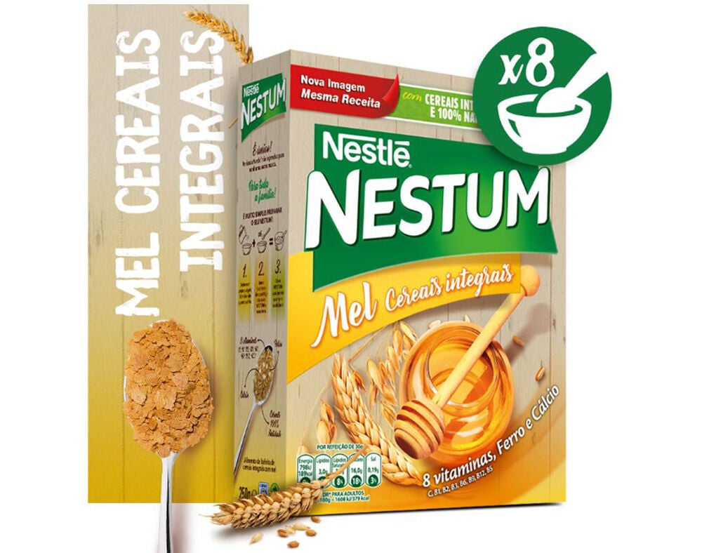 FLOCOS NESTUM MEL COM CEREAIS INTEGRAIS 250G image number 0