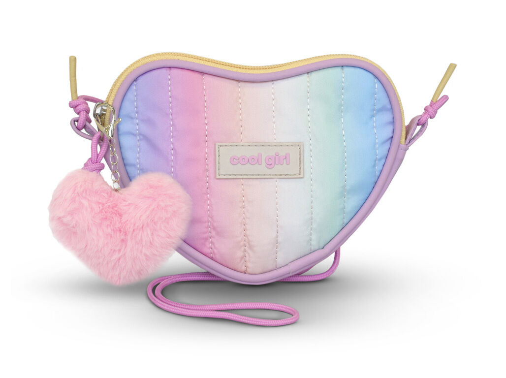 BOLSA TIRACOLO FIRMO MULTIUSOS ECO FAIRY HEART 13X16X2CM