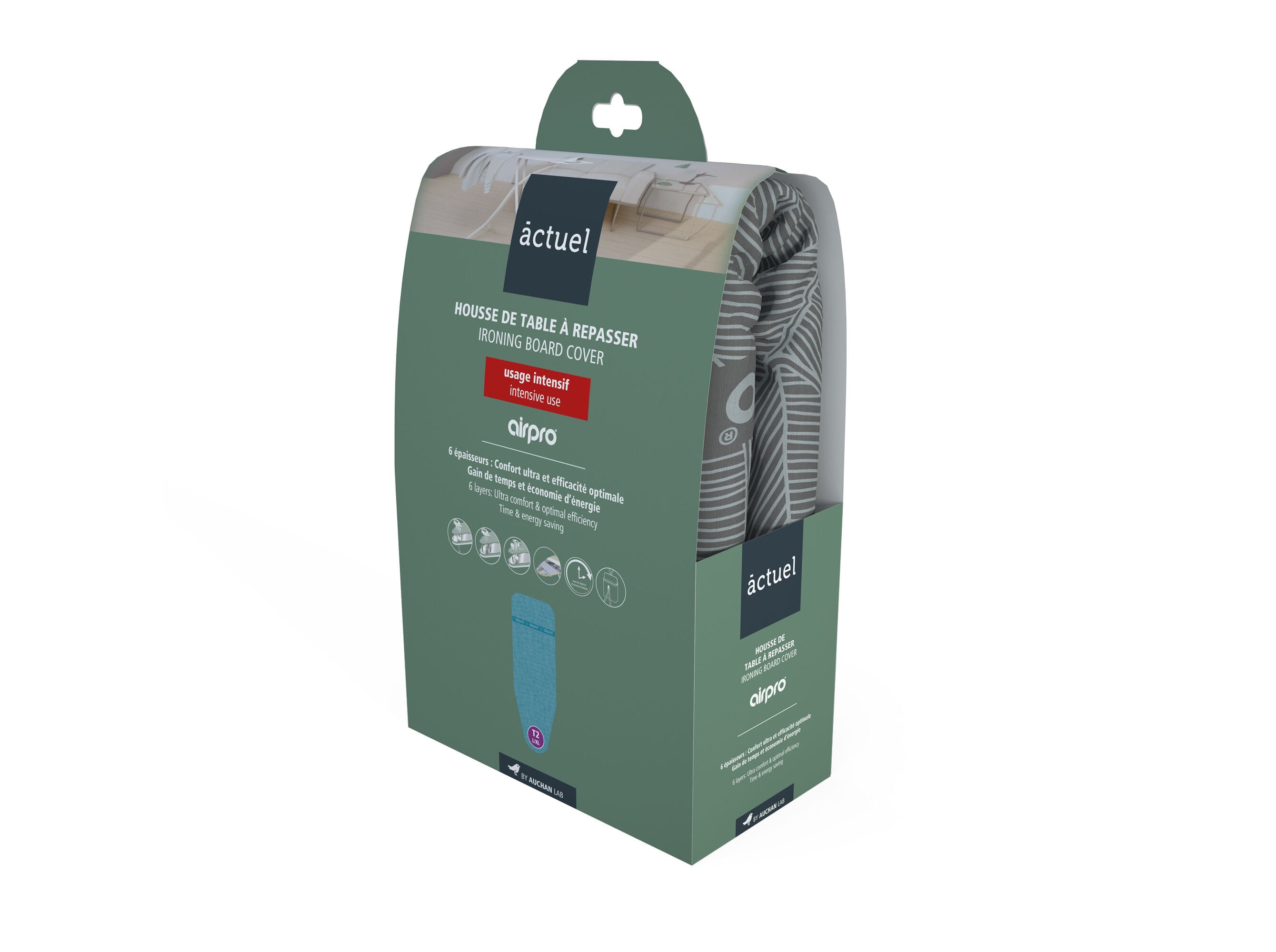 COBERTURA T&Aacute;BUA ENGOMAR AIRPRO ACTUEL PREMIUM T2 134X50CM